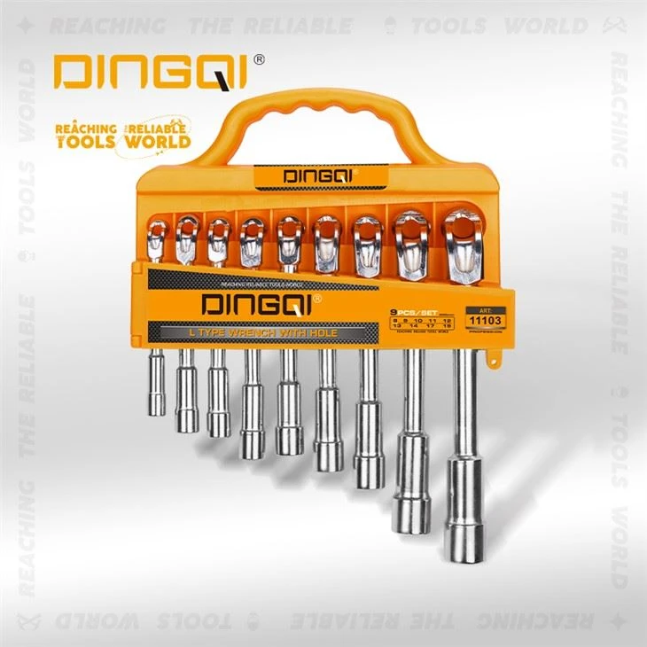 9PCS L Ratchet qo'l kaliti to'plami