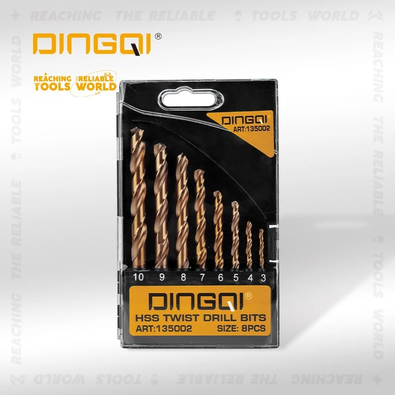 HSS Twist Drill bit set po'lat